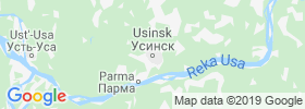 Usinsk map